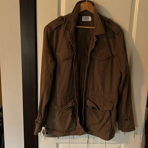 FRAME distressed field jacket